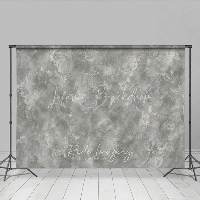 Lofaris Gray Abstract Textured Photography Backdrop Distressed Concrete Plaster Wall Background for Professional Photo Studio