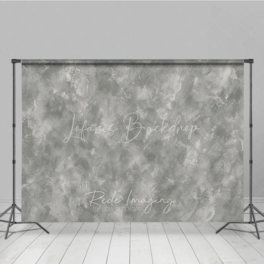 Lofaris Gray Abstract Textured Photography Backdrop Distressed Concrete Plaster Wall Background for Professional Photo Studio