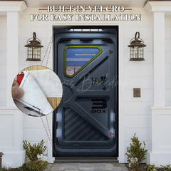 Lofaris Gray Biochemistry Laboratory Door Party Cover