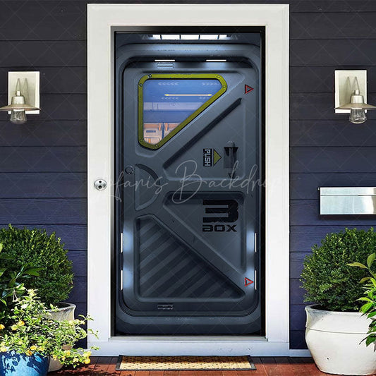 Lofaris Gray Biochemistry Laboratory Door Party Cover