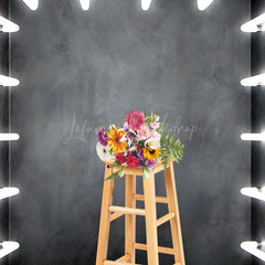 Lofaris Gray Glowing Chamber Corridor Photography Backdrop