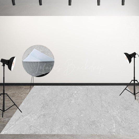 Lofaris Gray Marble Crack Simple Photo Fabric Floor Backdrop