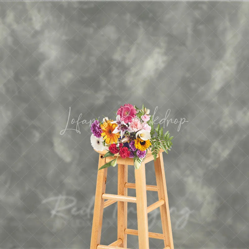 Lofaris Gray Textured Abstract Photography Backdrop Distressed Concrete Plaster Wall Background for Studio Portraits