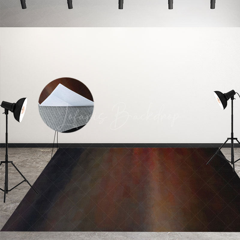 Lofaris Green Abstract Rainbow Pattern Room Set Backdrop