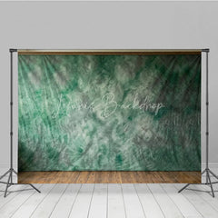 Lofaris Green and Grey Abstract Mottled Photography Backdrop Artistic Textured Studio Prop for Professional Portrait Sessions