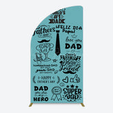 Lofaris Green Black Worlds 1 Dad Fathers Day Half Moon Arch Backdrop