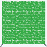 Lofaris Green Merry Christmas Snowflake Pillow Case Backdrop