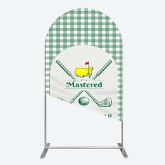 Lofaris Green Plaid Mastered His First Year Arch Backdrop