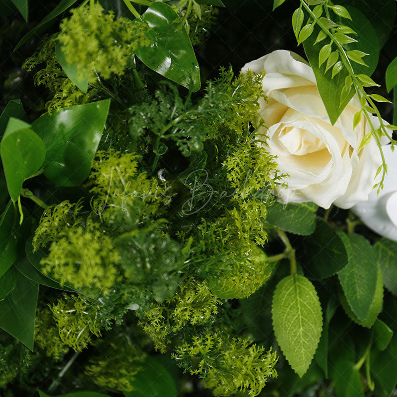 Lofaris Green Plant Floral Artificial Flower Wall For Wedding