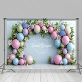 Lofaris Green Plant Wildflower Balloons Wedding Backdrop