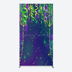 Lofaris Green Purple Ribbons Birthday Party Arch Backdrop