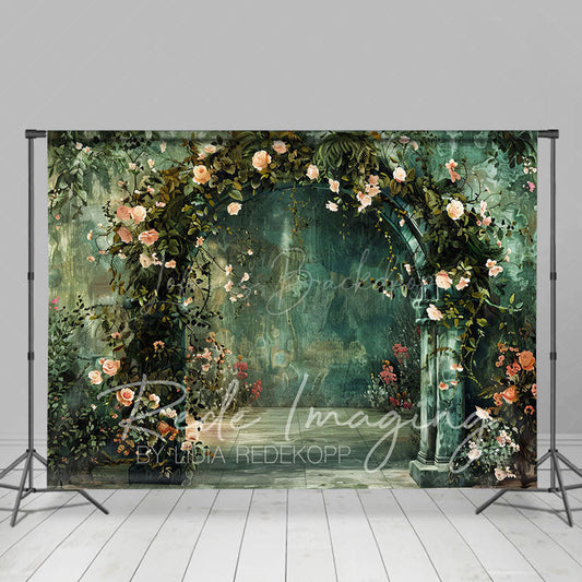 Lofaris Green Wall Plant Floral Arch Wedding Photo Backdrop
