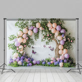 Lofaris Greenery Balloons Tree Floral Cake Smash Backdrop