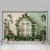 Lofaris Greenery Floral Room Spring Photography Backdrop
