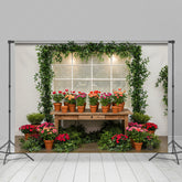 Lofaris Greenhouse Floral Fresh And Sweet Spring Backdrop
