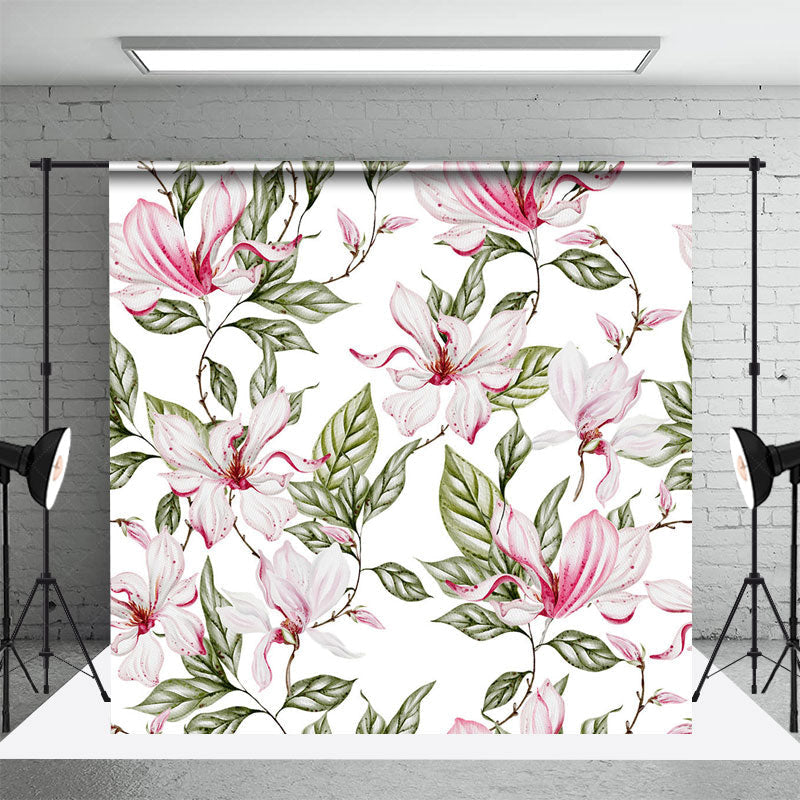 Lofaris Greeny Leaves Flowers Fine Art Photography Backdrop