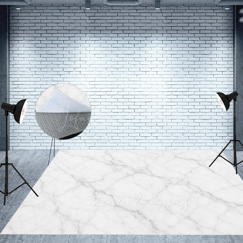 Lofaris Grey Crack Marble Fabric Floor Backdrop For Photo