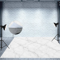 Lofaris Grey Crack Marble Fabric Floor Backdrop For Photo