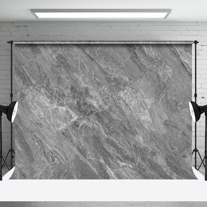 Lofaris Grey Marble Texture Abstract Photography Backdrop