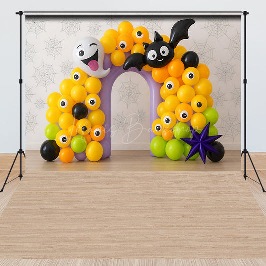 Lofaris Halloween Arch Balloon Baby Shower Combo Set Backdrop