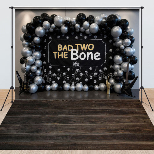 Lofaris Halloween Bad Two Bone Cake Smash Combo Set Backdrop