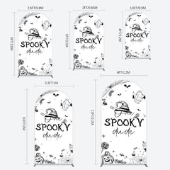 Lofaris Halloween One Spooky Dude Birthday Arch Backdrop