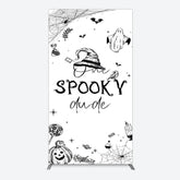 Lofaris Halloween One Spooky Dude Birthday Rectangle Backdrop
