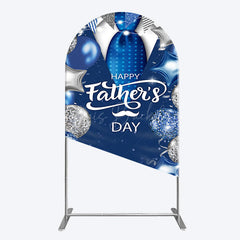 Lofaris Happy Fathers Day Suit With Balloons Arch Backdrop