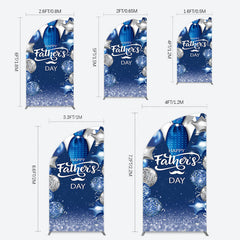 Lofaris Happy Fathers Day Suit With Balloons Half Moon Arch Backdrop