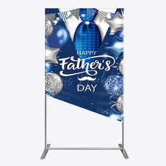Lofaris Happy Fathers Day Suit With Balloons Rectangle Backdrop