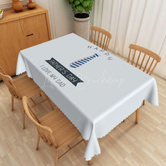 Lofaris Happy Father’S Day Tie Print Rectangular Tablecloth
