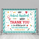Lofaris Happy Medical Assistant Week Appreciate Backdrop