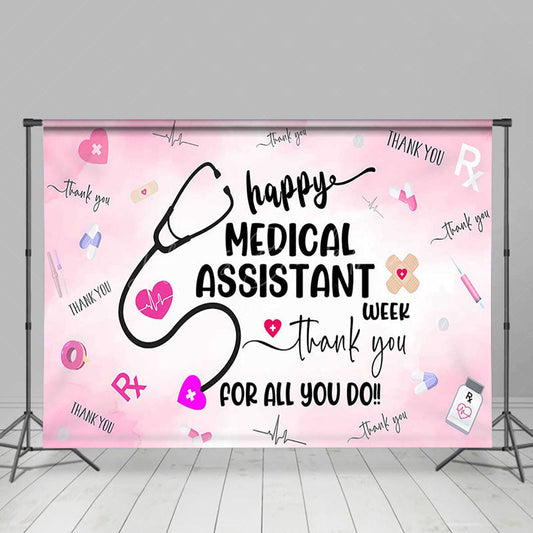 Lofaris Happy Medical Assistant Week Thank You All Backdrop