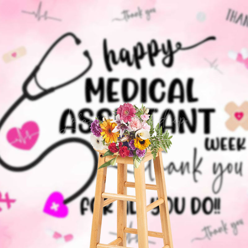 Lofaris Happy Medical Assistant Week Thank You All Backdrop