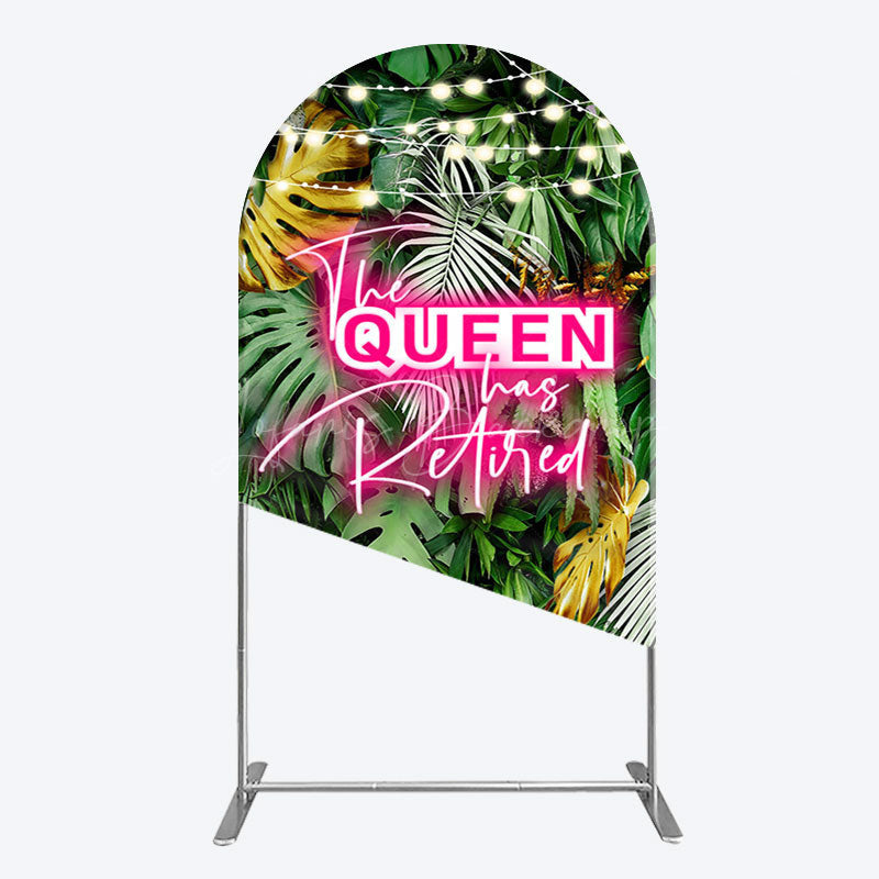 Lofaris Hawaii Queen Retirement Party Bash Arch Backdrop