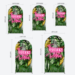 Lofaris Hawaii Queen Retirement Party Bash Arch Backdrop