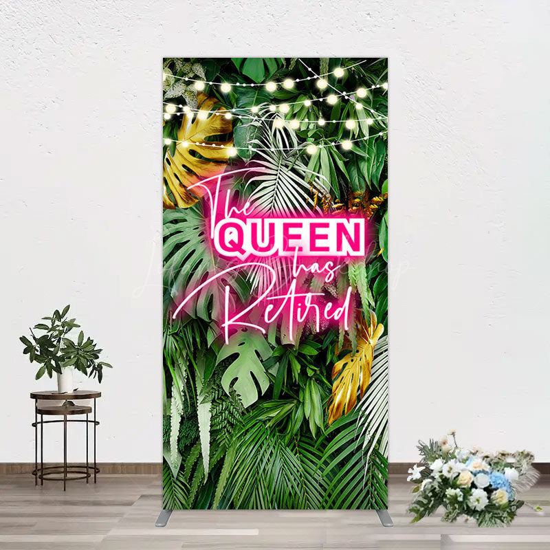 Lofaris Hawaii Queen Retirement Party Bash Rectangle Backdrop