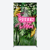 Lofaris Hawaii Queen Retirement Party Bash Rectangle Backdrop