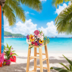 Lofaris Hawaii Surfboards Beach Sea Summer Vibe Backdrop