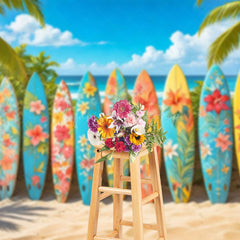 Lofaris Hawaii Surfboards Beach Summer Outdoor Vibe Backdrop