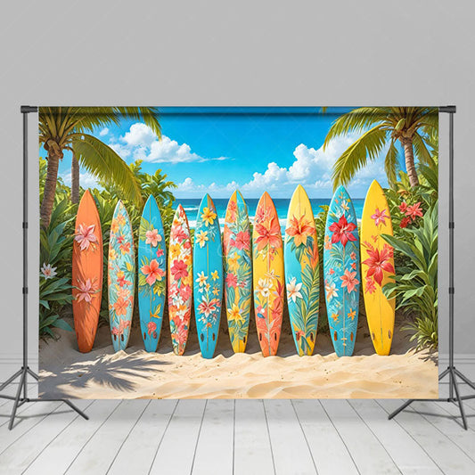 Lofaris Hawaii Surfboards Beach Summer Outdoor Vibe Backdrop