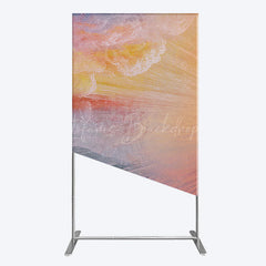 Lofaris Heavenly Sunrise Holy Halo Birthday Rectangle Backdrop
