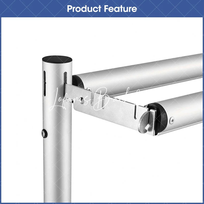 Lofaris Heavy Duty Double Crossbar 50x10ft Adjustable Pipe And Drape Stand
