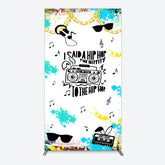 Lofaris Hip Hop Sunglasses Note Gold Necklace Rectangle Backdrop