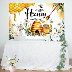 Lofaris Honey Bee Is On The Way Sweet Baby Shower Backdrop