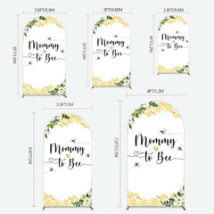 Lofaris Honeycomb Mommy To Bee Baby Shower Arch Backdrop