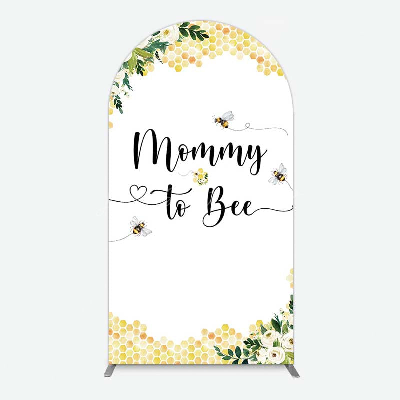 Lofaris Honeycomb Mommy To Bee Baby Shower Arch Backdrop