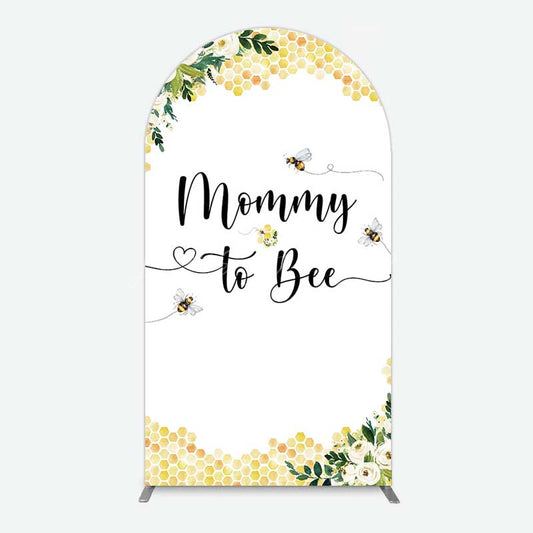 Lofaris Honeycomb Mommy To Bee Baby Shower Arch Backdrop