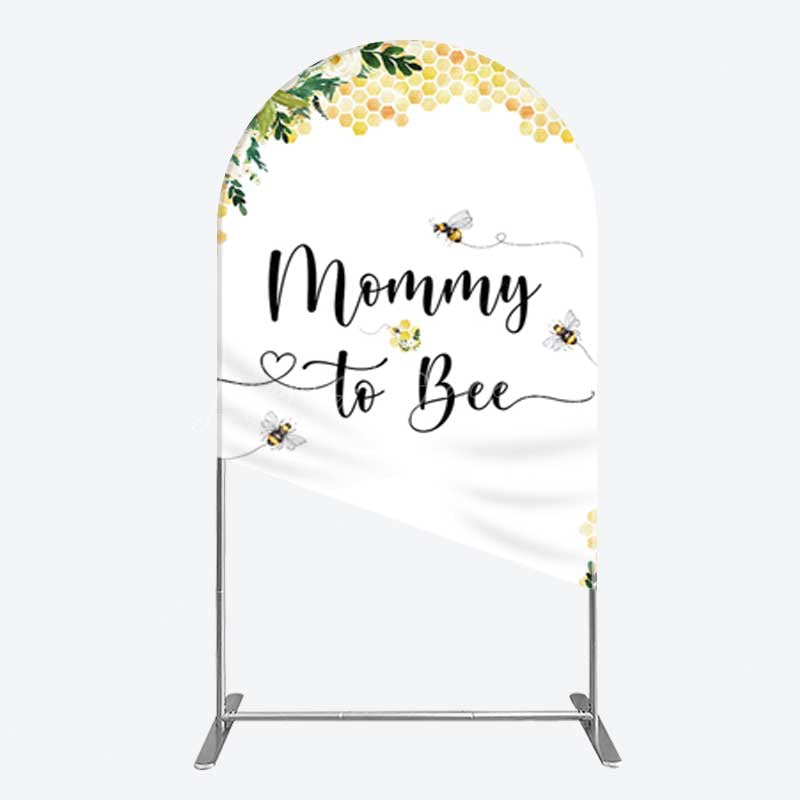 Lofaris Honeycomb Mommy To Bee Baby Shower Arch Backdrop