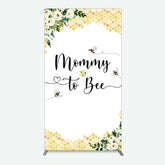 Lofaris Honeycomb Mommy To Bee Baby Shower Rectangle Backdrop